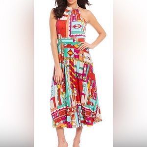 NWT - DONNA MORGAN Maisie Mock Neck Dress Size 4